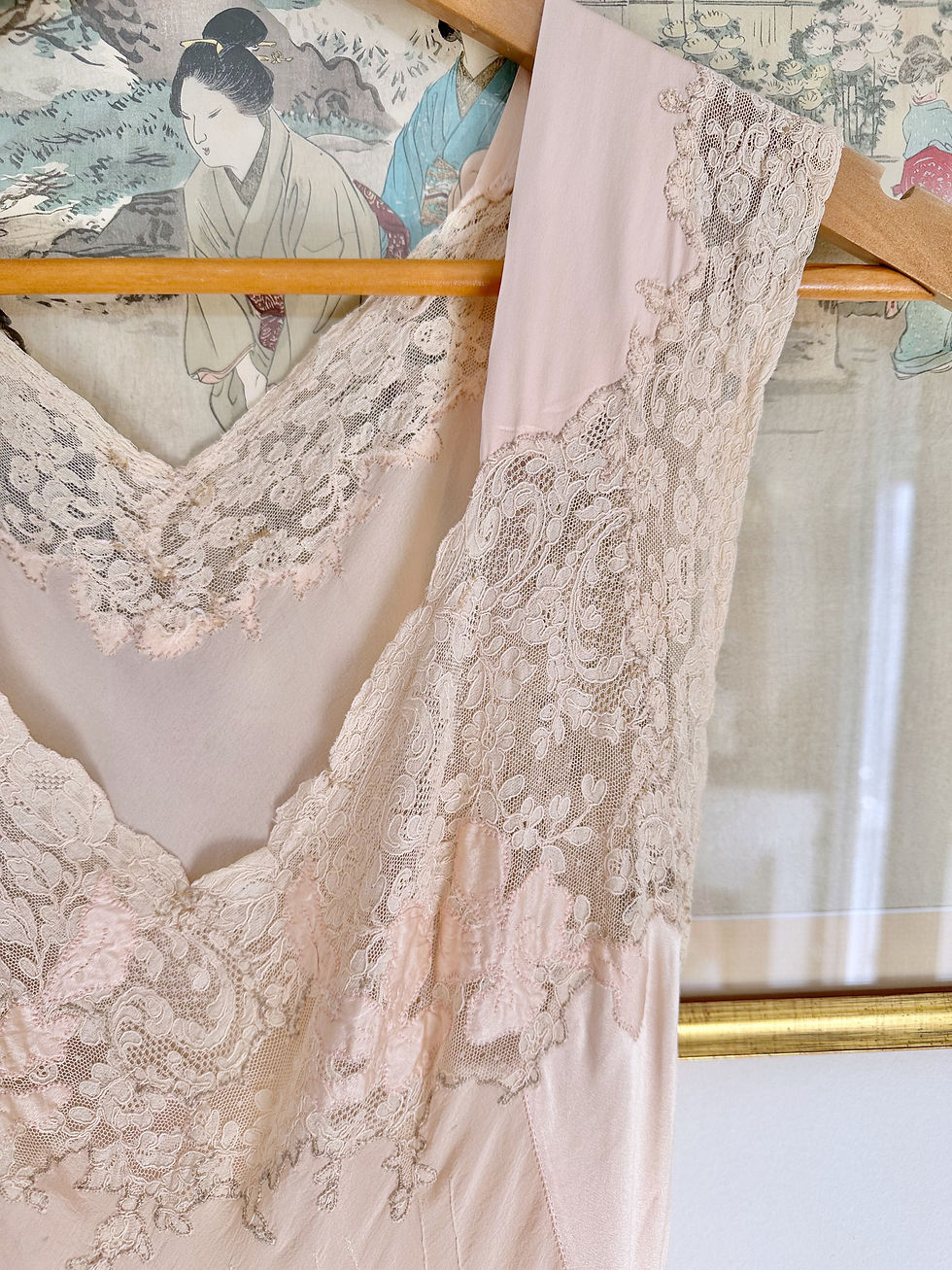 Miniature : Robe / Nuisette longue en soie c.1930