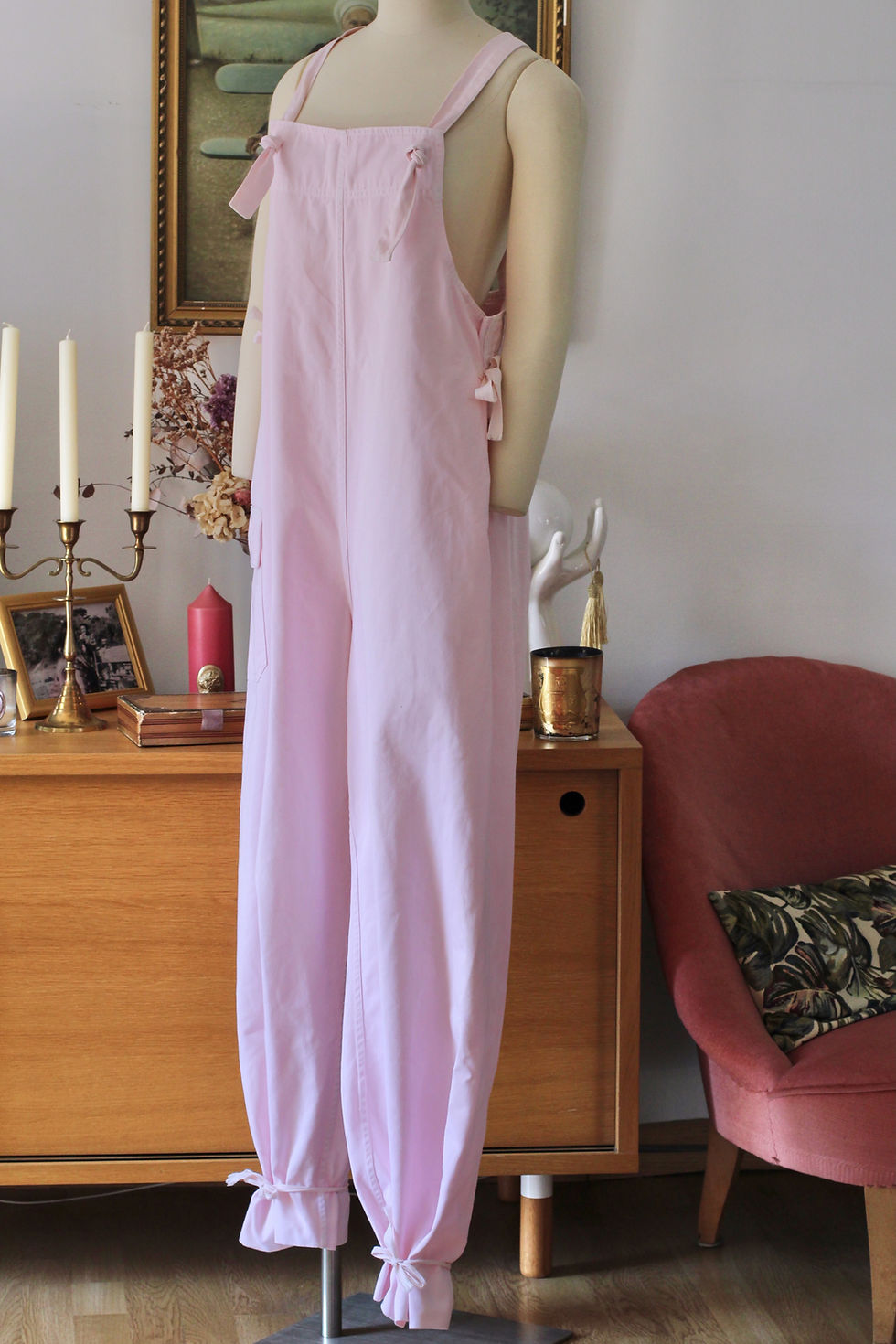 Thumbnail: Salopette en coton des années 80 - T.U