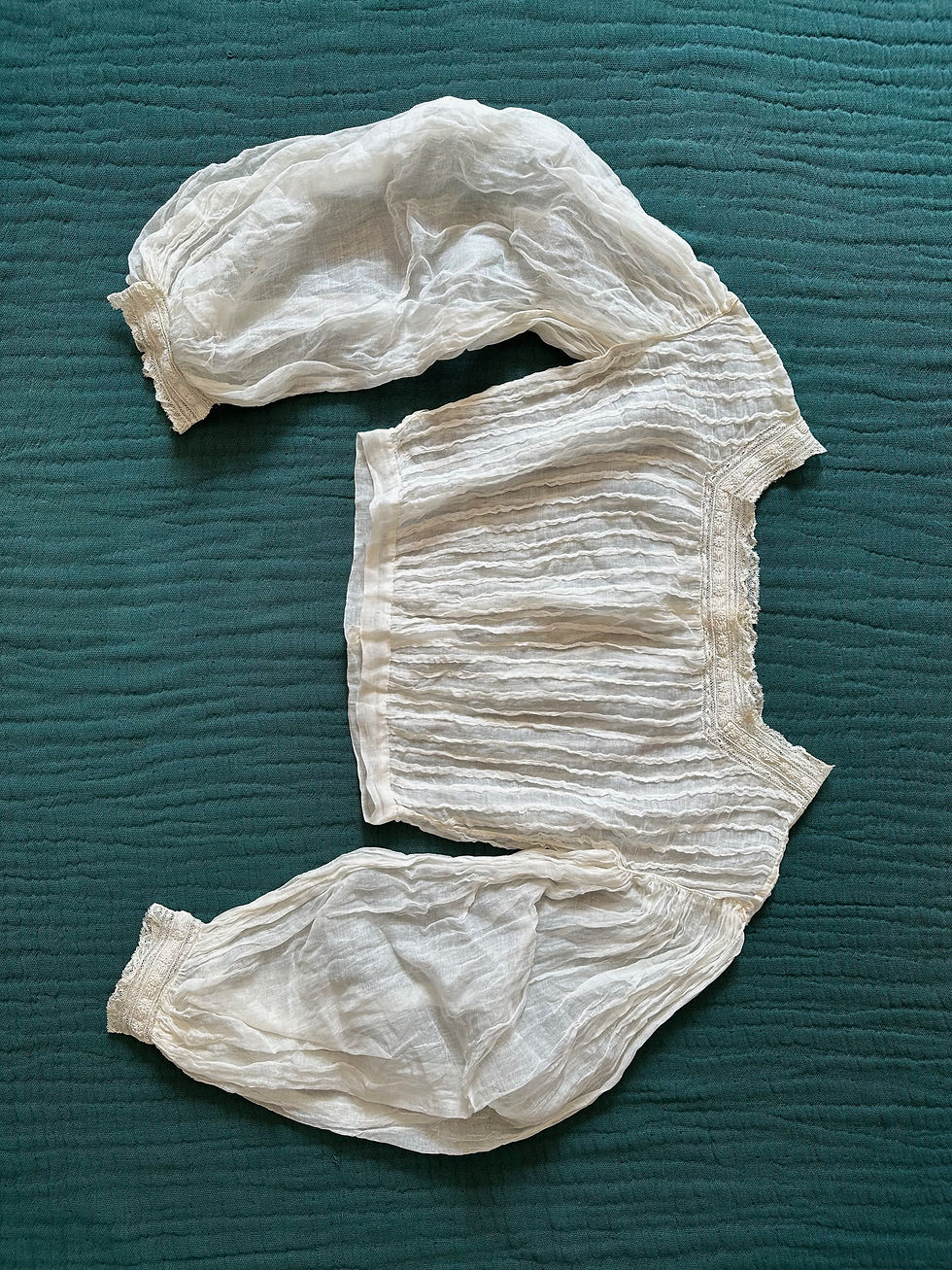 Thumbnail: Corsage antique c.1860 - T.XXS/XS