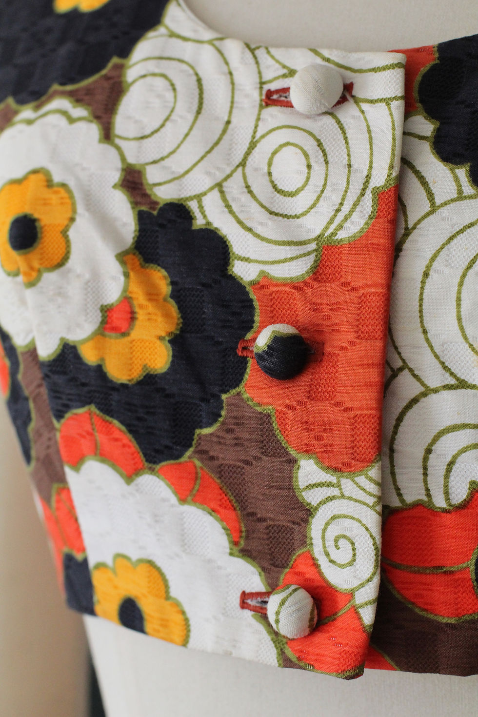 Miniature : Ensemble en coton des années 70 - T.XS/S