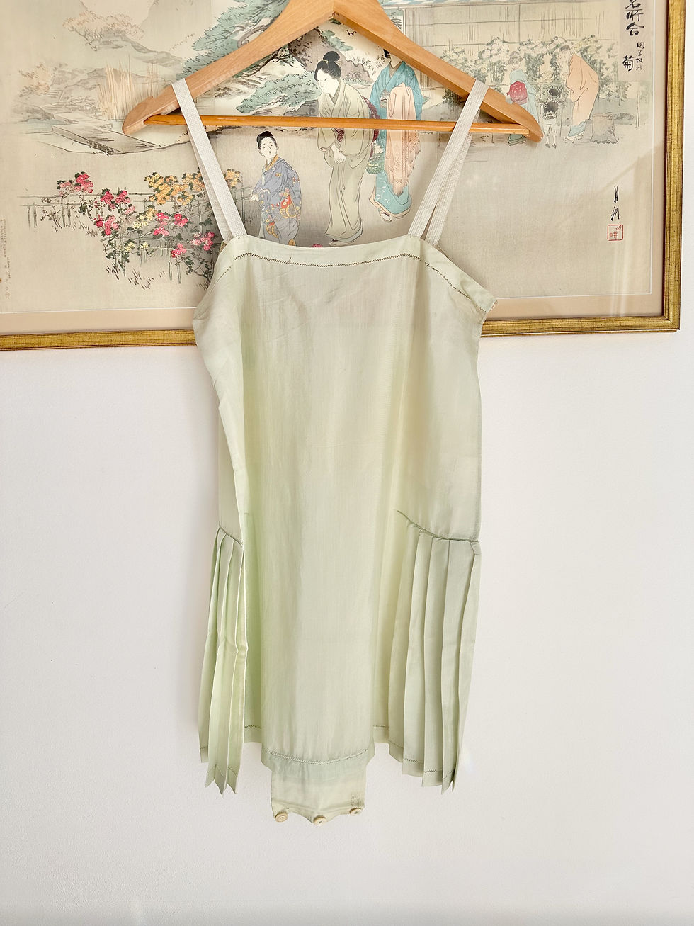 Thumbnail: Teddy vert d'eau c.1920 - XS/M