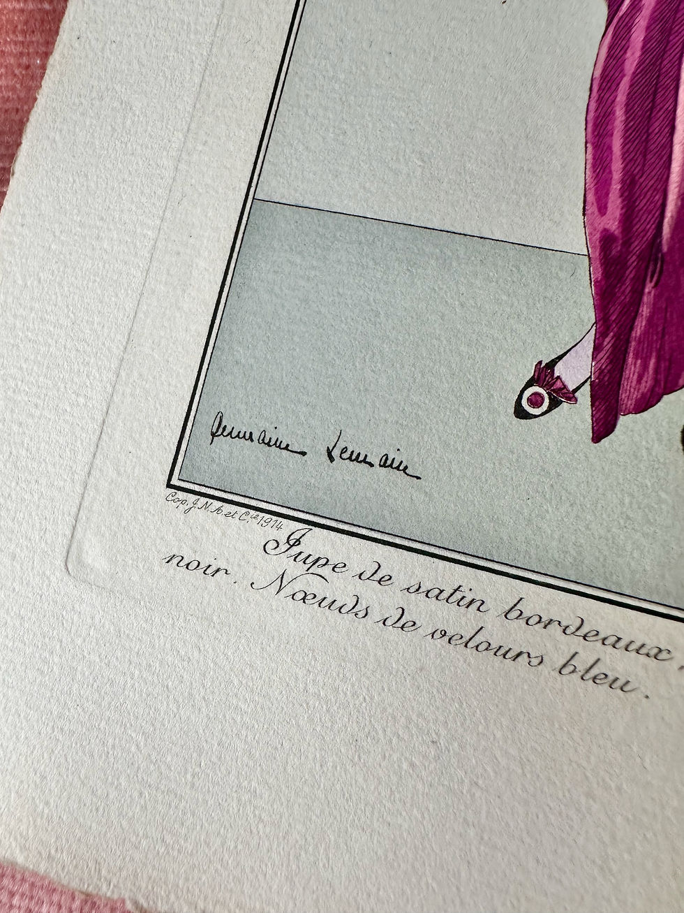 Thumbnail: Gravure 1914 de Germaine Lemaire - Journal des Dames et des Modes