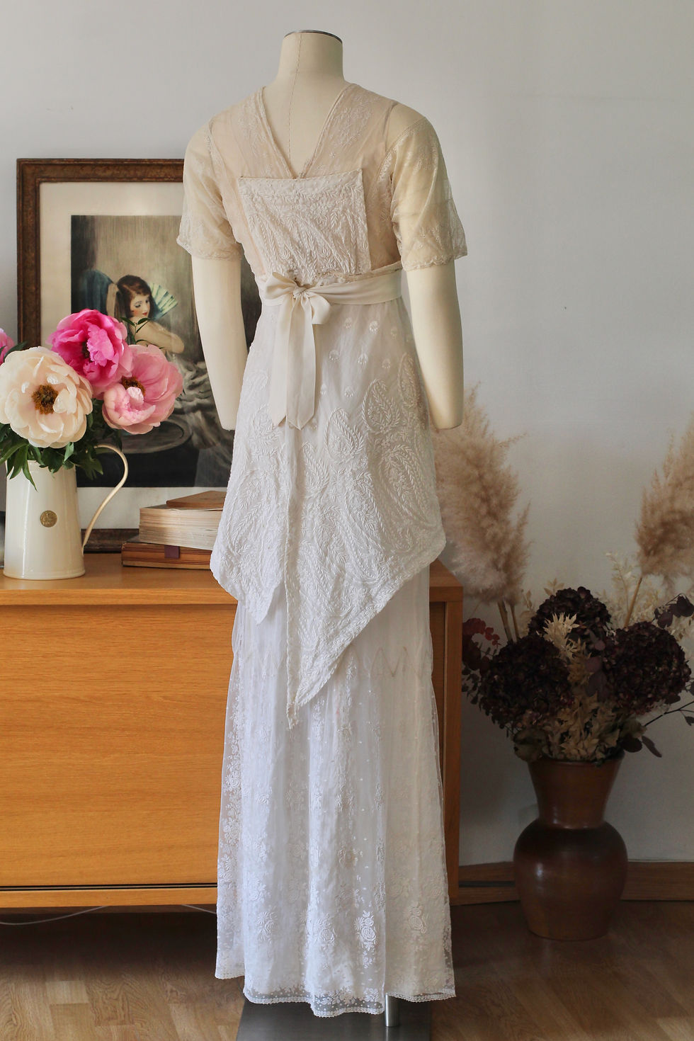 Miniature : Robe d'été 1910 - Robe de mariée - T.XXS/XS