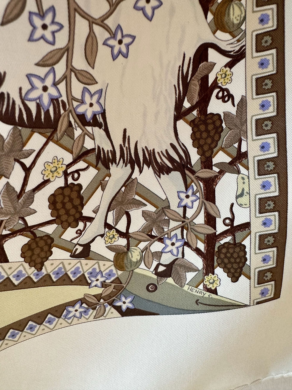 Miniature : Carré de soie Hermès - Axis Mundi
