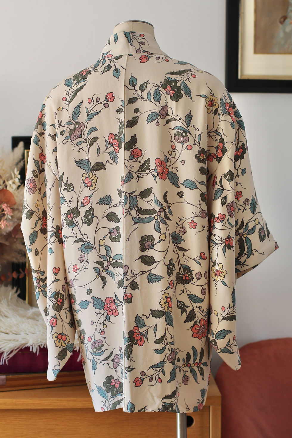 Thumbnail: Haori à fleurs c.1950/60