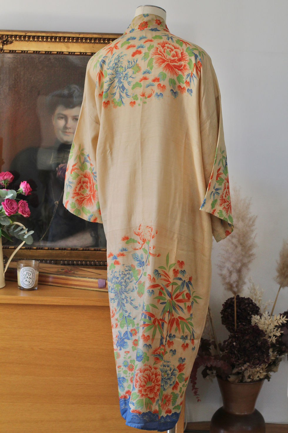 Thumbnail: Kimono soie pongée - Années 20/30