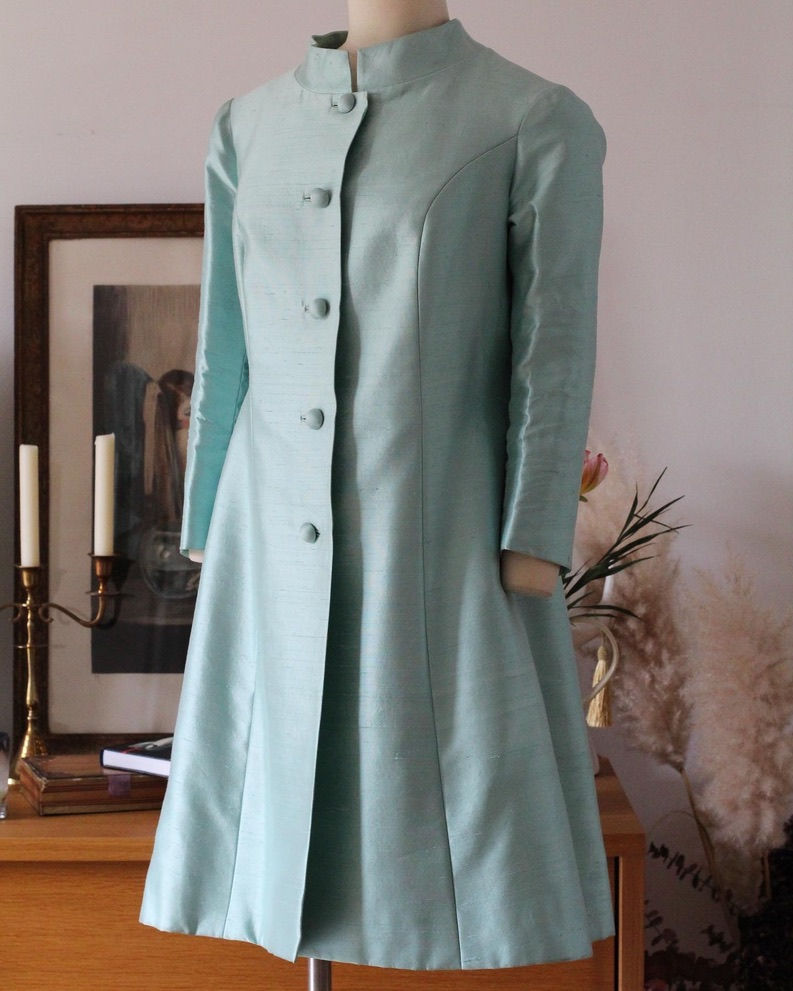 Ensemble robe et manteau des années 60