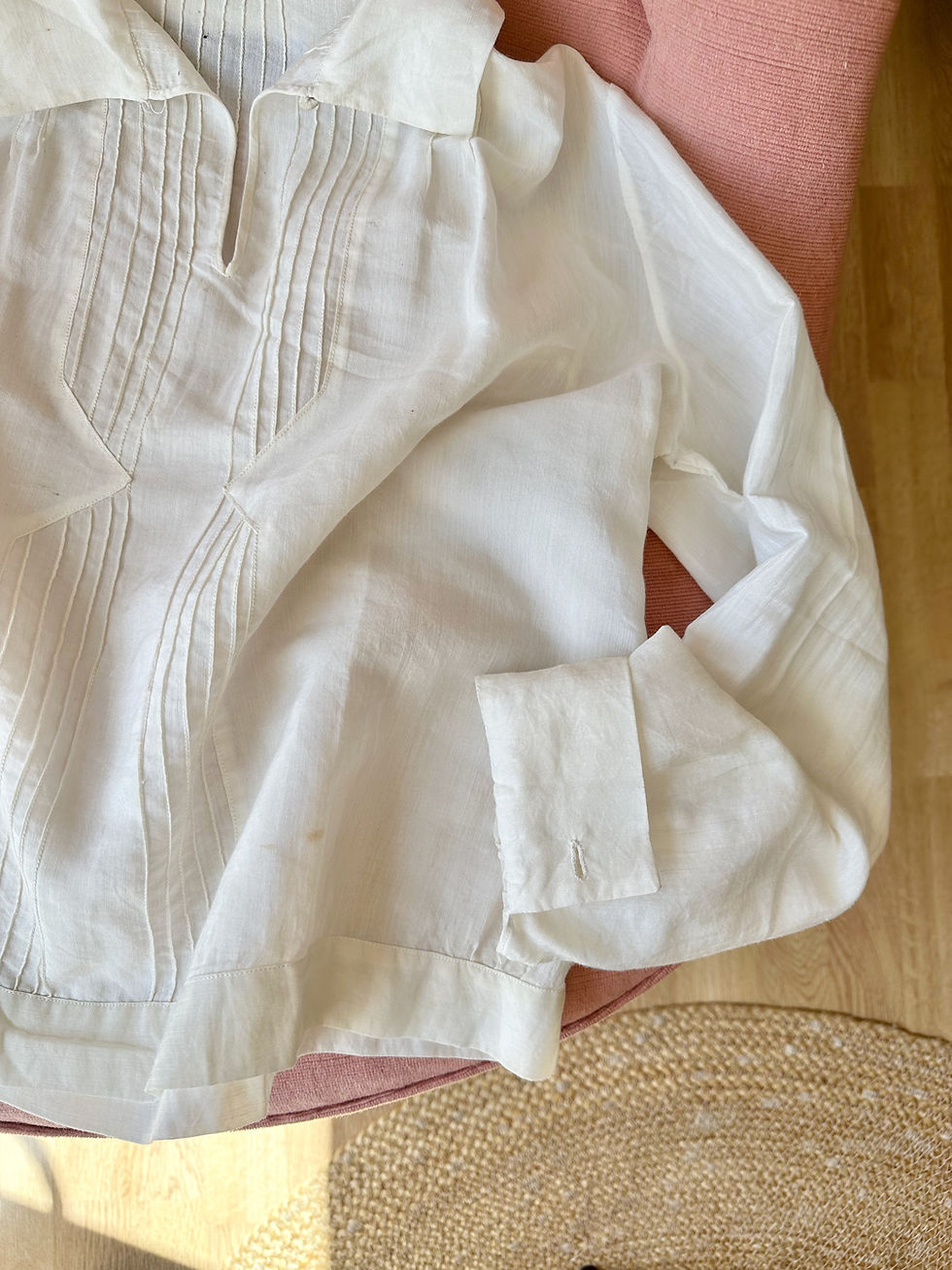 Miniature : Blouse vareuse vintage des années 1930 - Art Déco