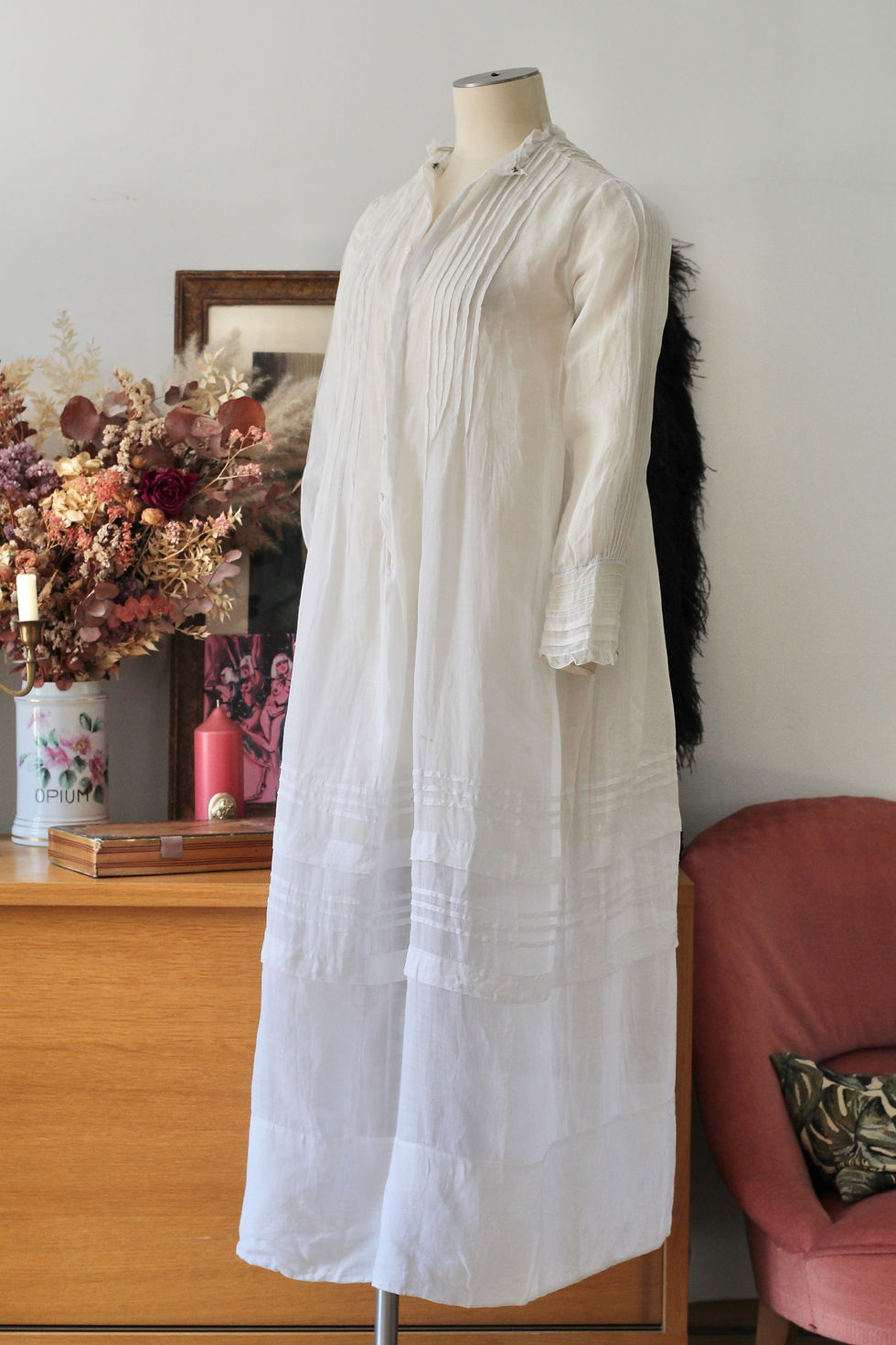 Miniature : Robe de communiante c.1930 - T.XS/S
