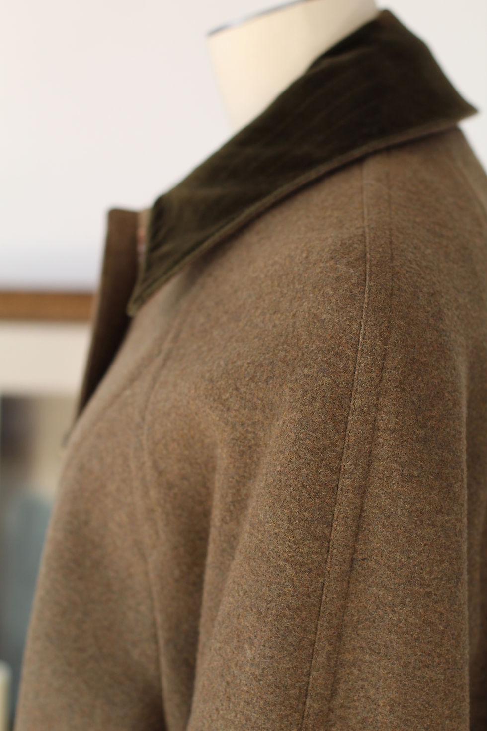 Miniature : Manteau Hermès en laine - T.38/40