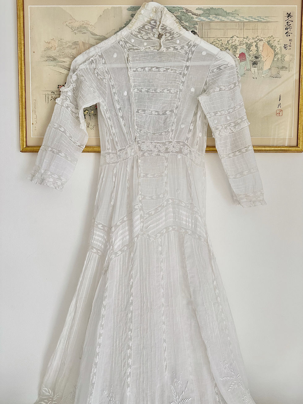 Thumbnail: RARE ! Robe antique c.1910 - T.XXS/XS