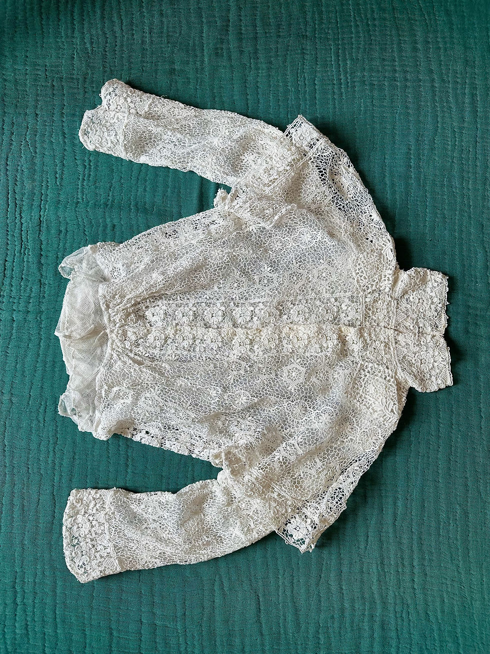 Miniature : Corsage antique en dentelle c.1900/1910
