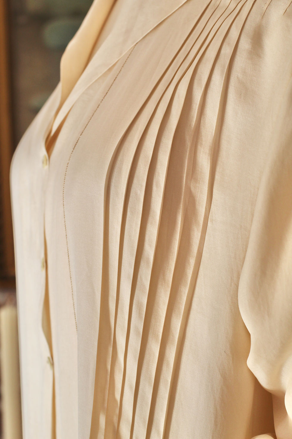Thumbnail: Robe chemise en soie des années 20
