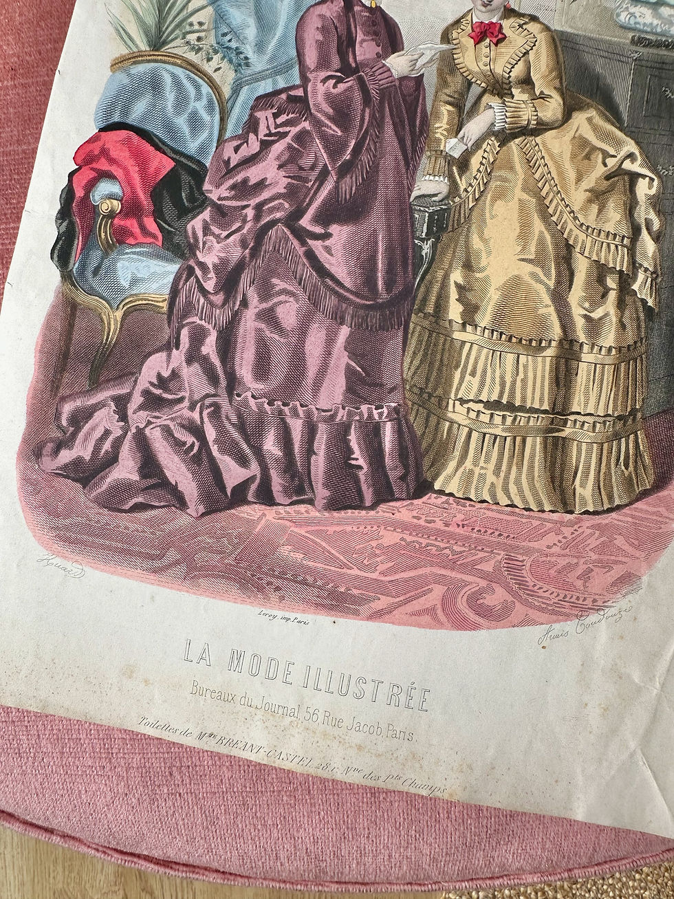 Thumbnail: Gravure "La Mode Illustrée" c.1870