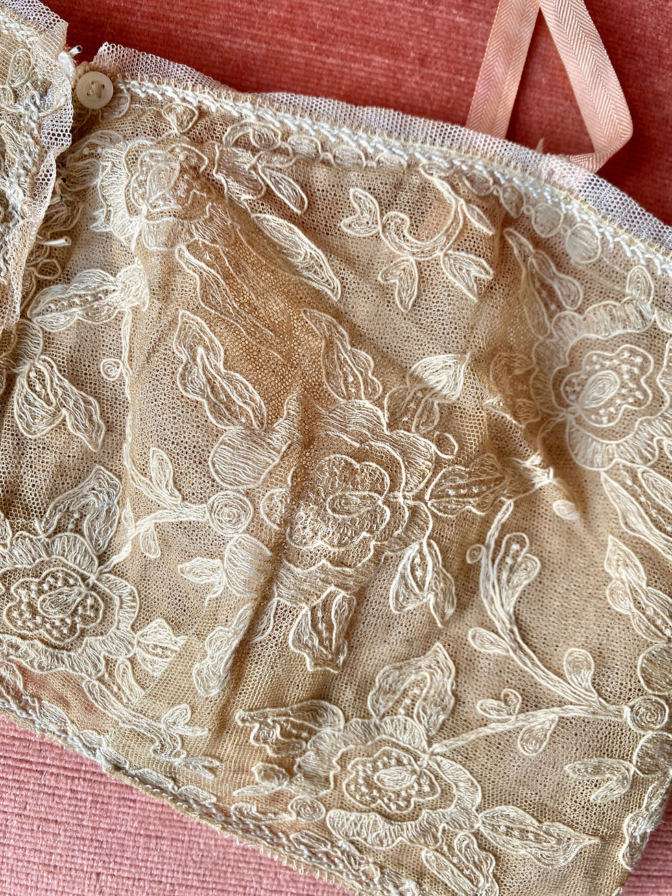 Miniature : Soutien-gorge antique c.1910