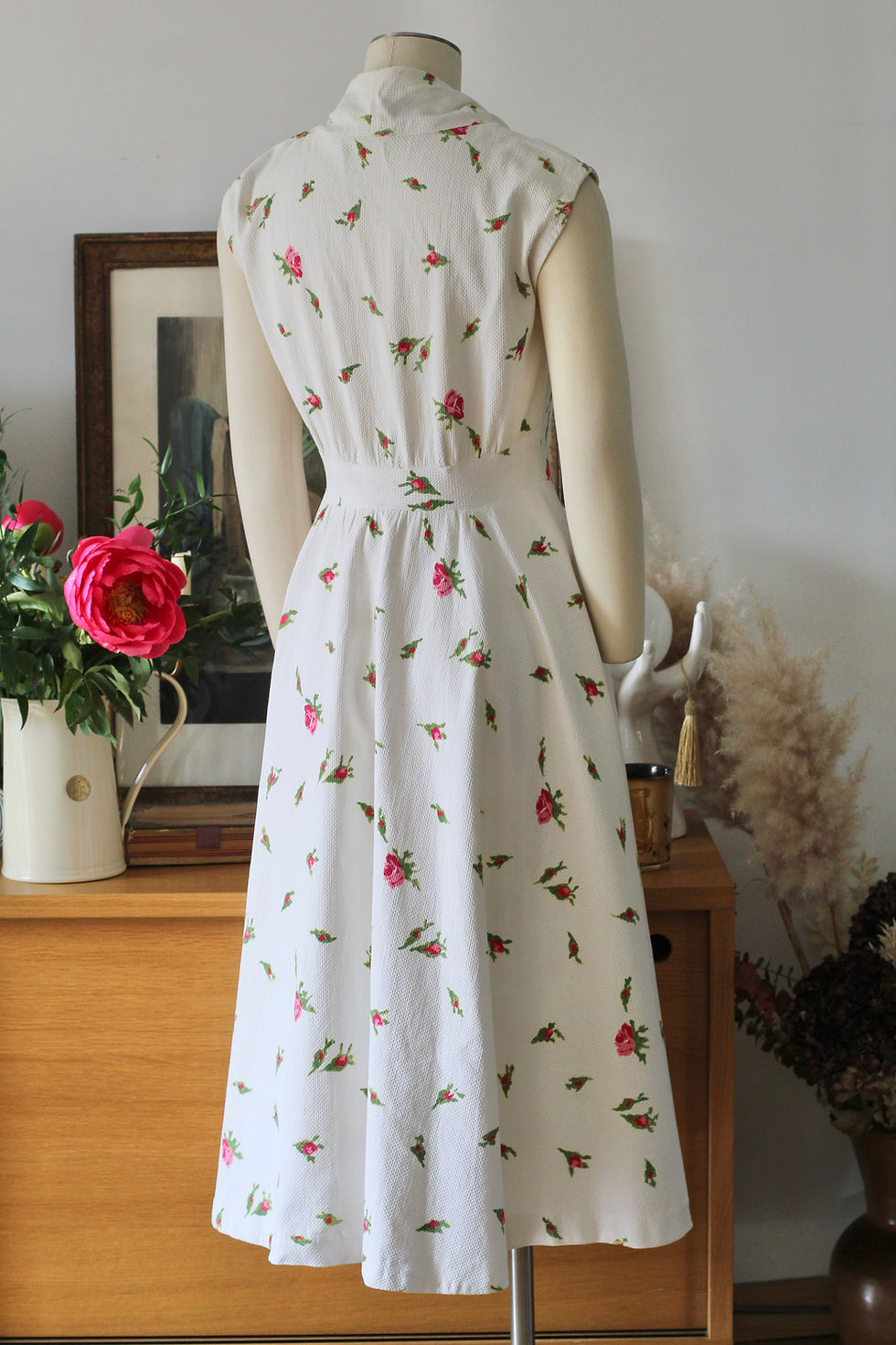 Miniature : Robe en coton des années 50 - T.S