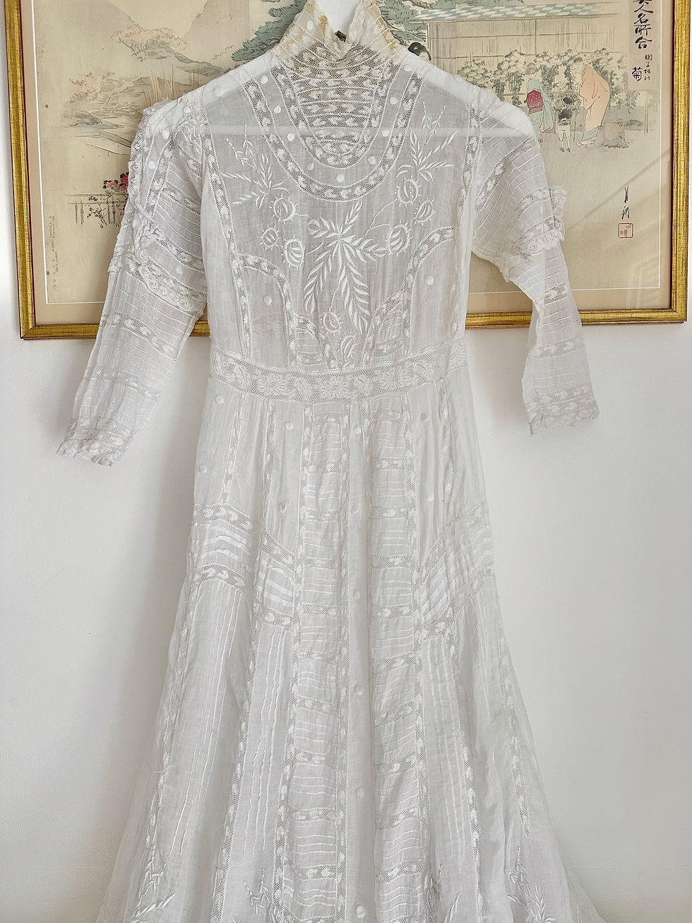 Thumbnail: RARE ! Robe antique c.1910 - T.XXS/XS