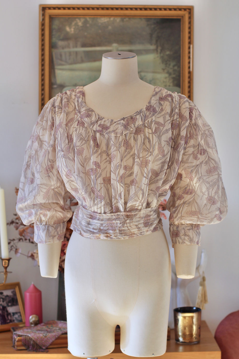 Rare ! Corsage Art Nouveau c.1900/1910