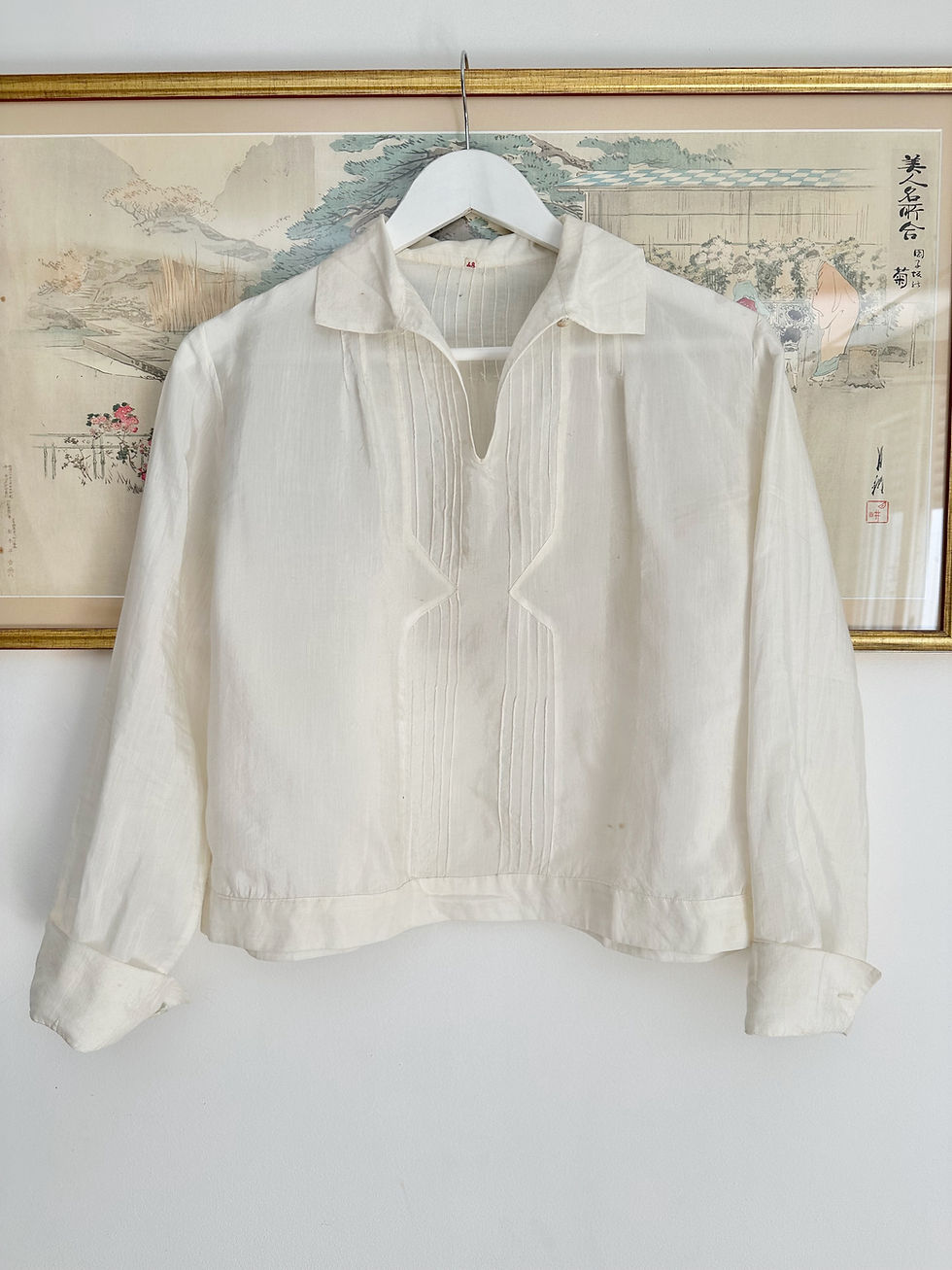 Miniature : Blouse vareuse vintage des années 1930 - Art Déco