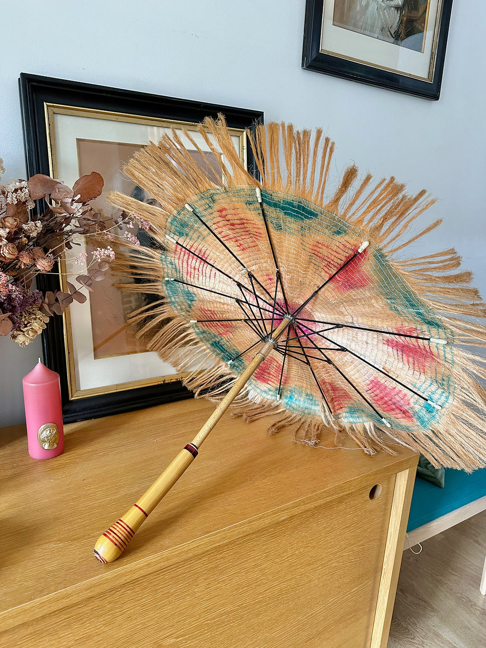 Miniature : Ombrelle Tiki c.1950/60