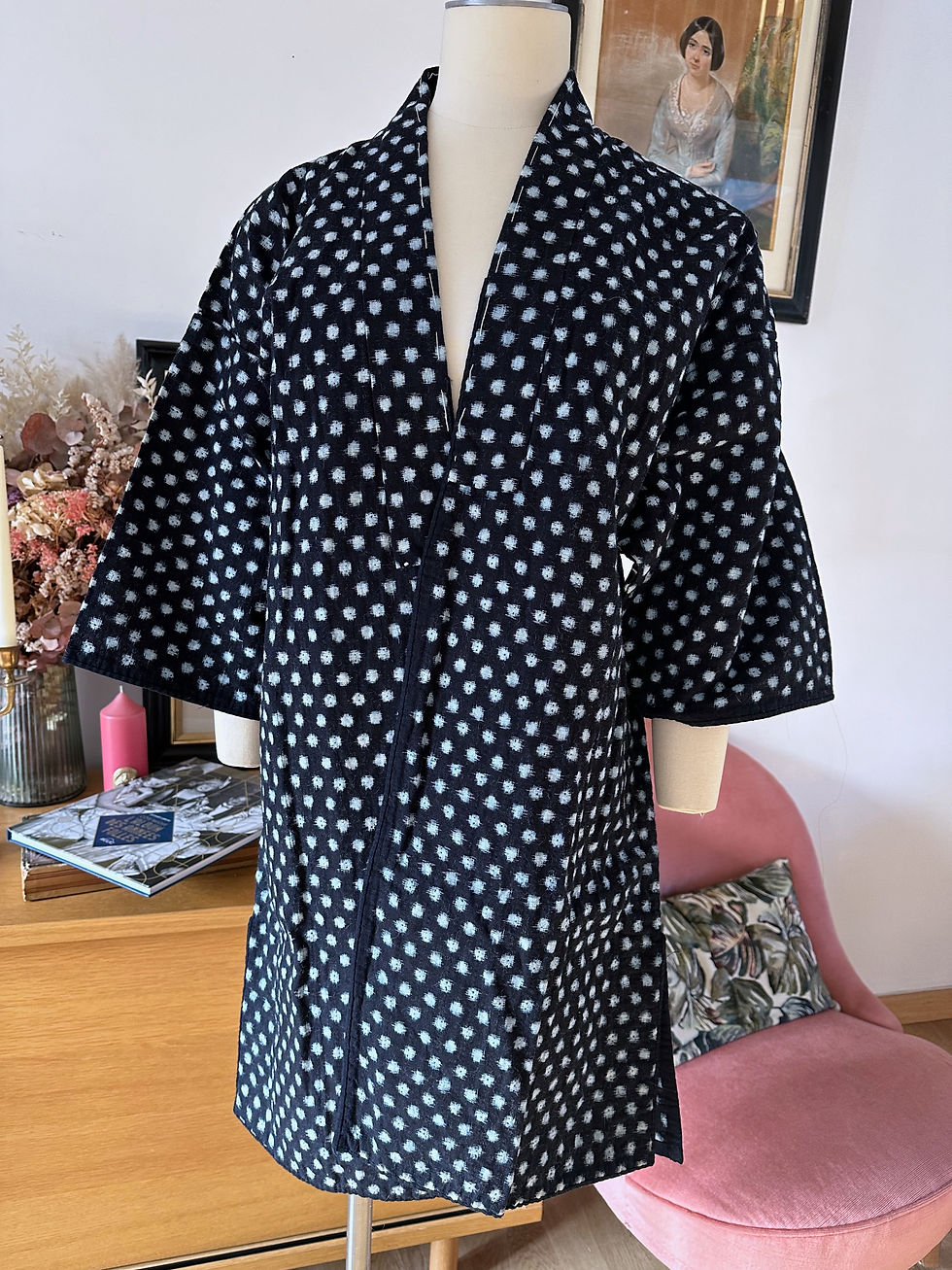 Thumbnail: Veste Noragi antique c.1930/40 - Sashiko