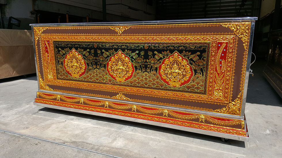 ภาพขนาดย่อ: โลงเย็น ติดลายมุกผสมทอง