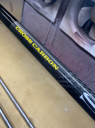 カーボン製 鮎竿 分割式 黒赤