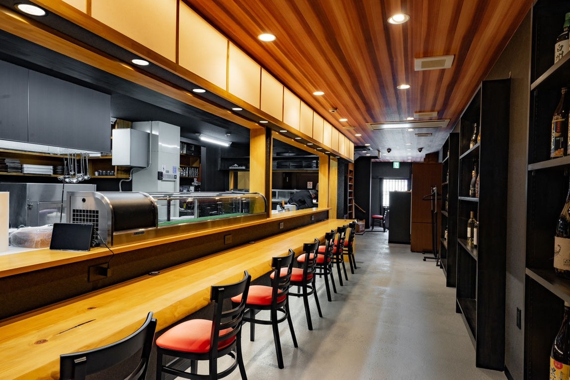 店内画像カウンター席