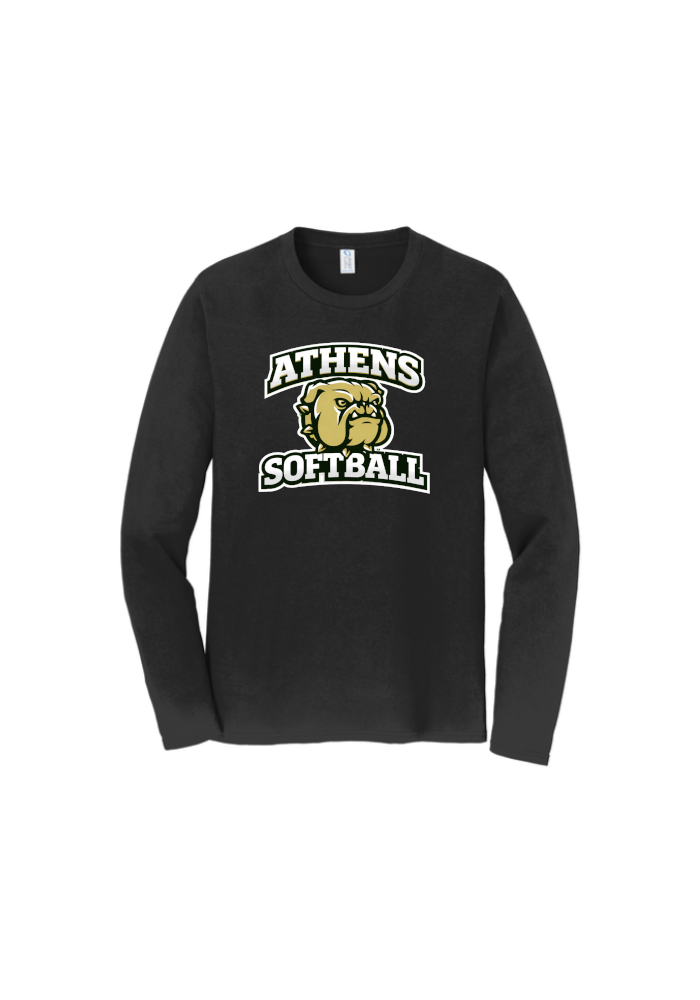 Thumbnail: Athens Bulldogs Classic Softball Long Sleeve Tee