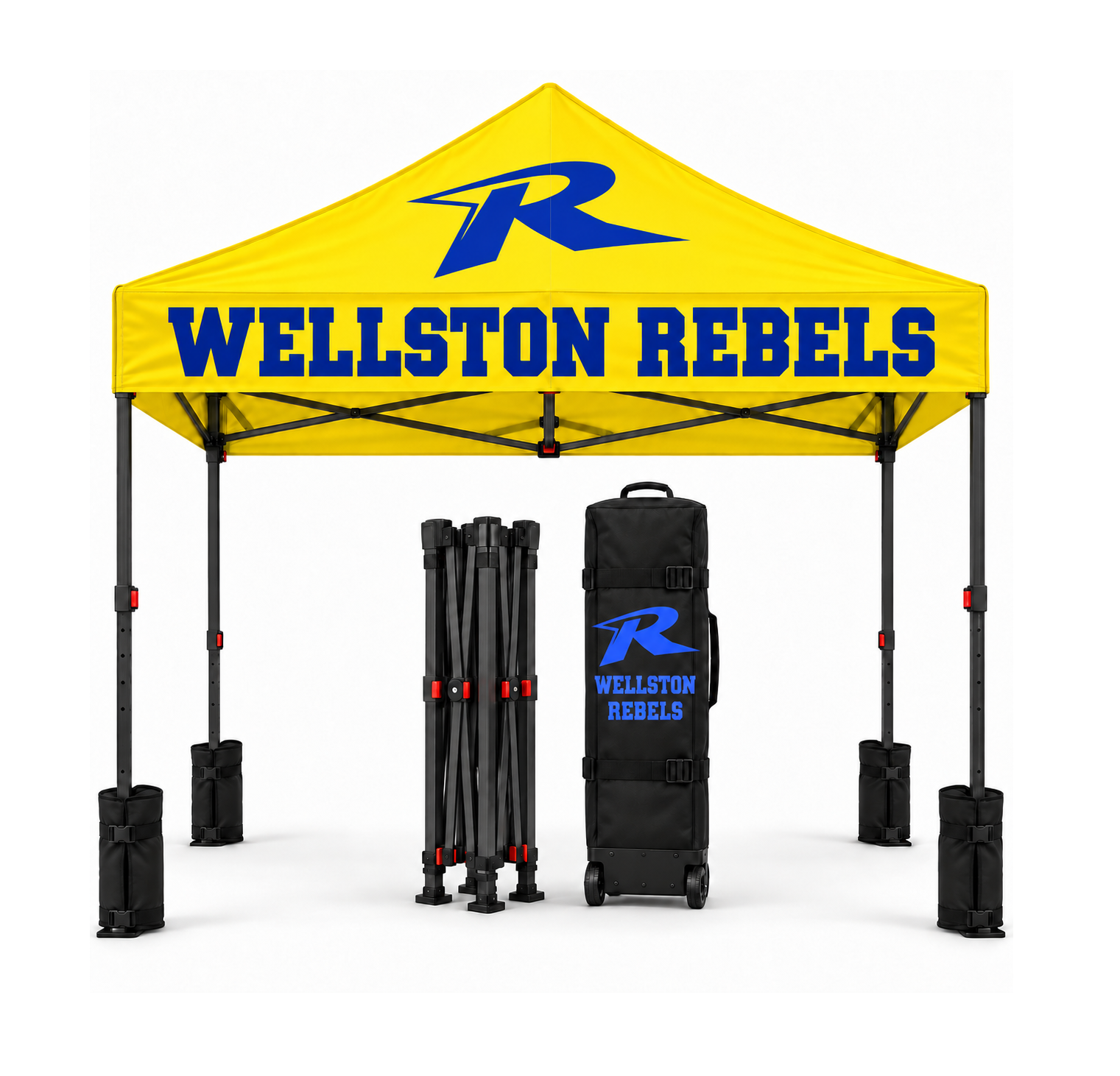 Wellston Rebels Custom Team Canopy Tent
