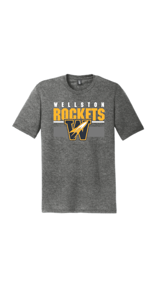 Thumbnail: Wellston Rockets Grey Line Tee