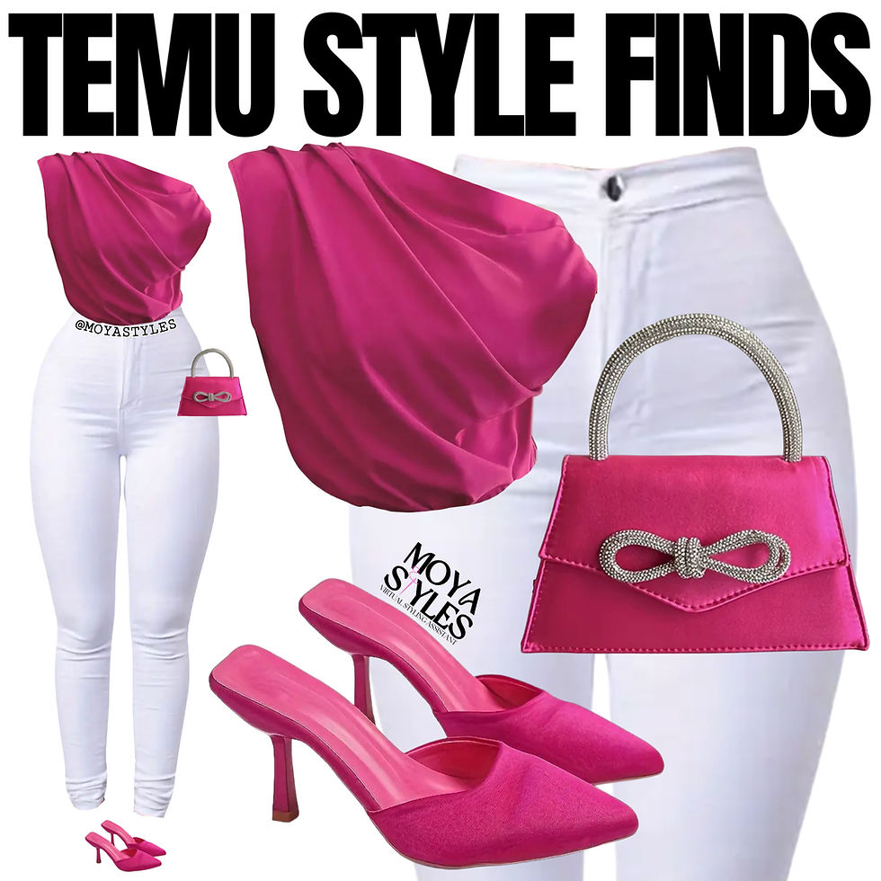 Temu Style Finds: Simple, Cute & Pink