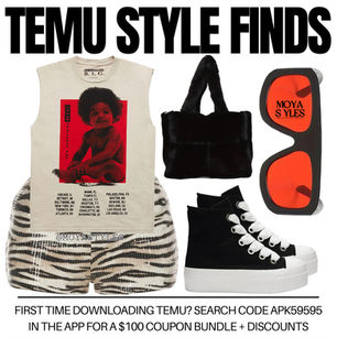 Temu Style Finds: It's the Zebra Shorts For Me