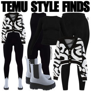 TEMU STYLE FINDS: BLACK & WHITE