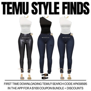 Temu Style Finds: 3x The Charm