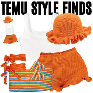 Temu Style Finds: Orange Summer Finds