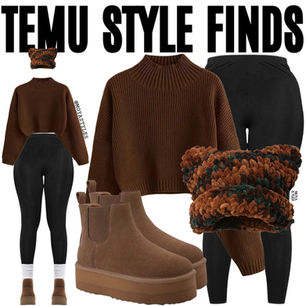 TEMU STYLE FINDS: SWEATERS, LEGGINGS, AND COMFORT BOOTS