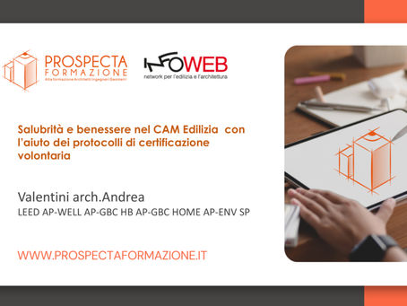 Prospecta Formazione: Soddisfare i requisiti CAM con l'ausilio dei protocolli di certificazione