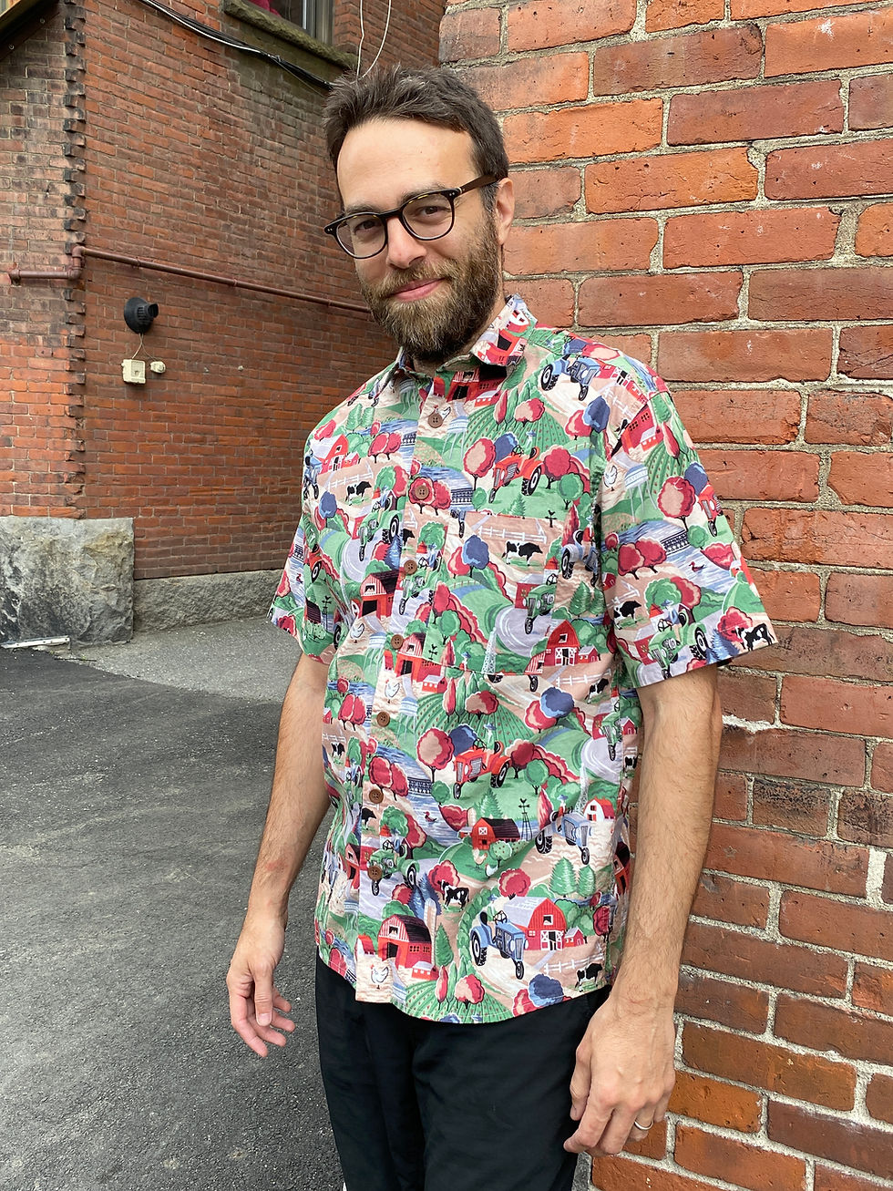 Thumbnail: Men's Fit Vintage Cotton Vermont Farm Shirt