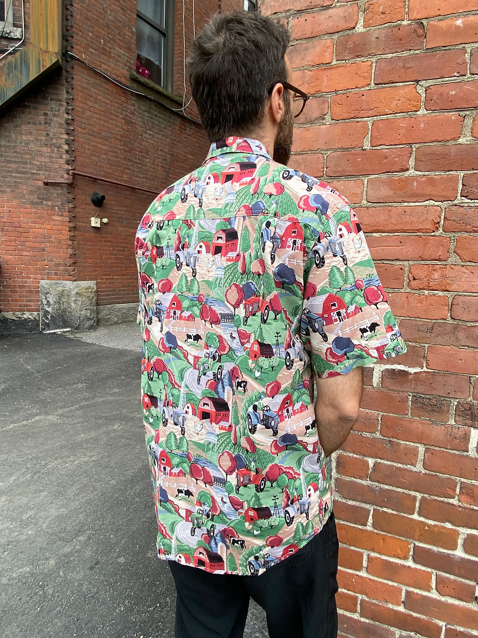 Thumbnail: Men's Fit Vintage Cotton Vermont Farm Shirt