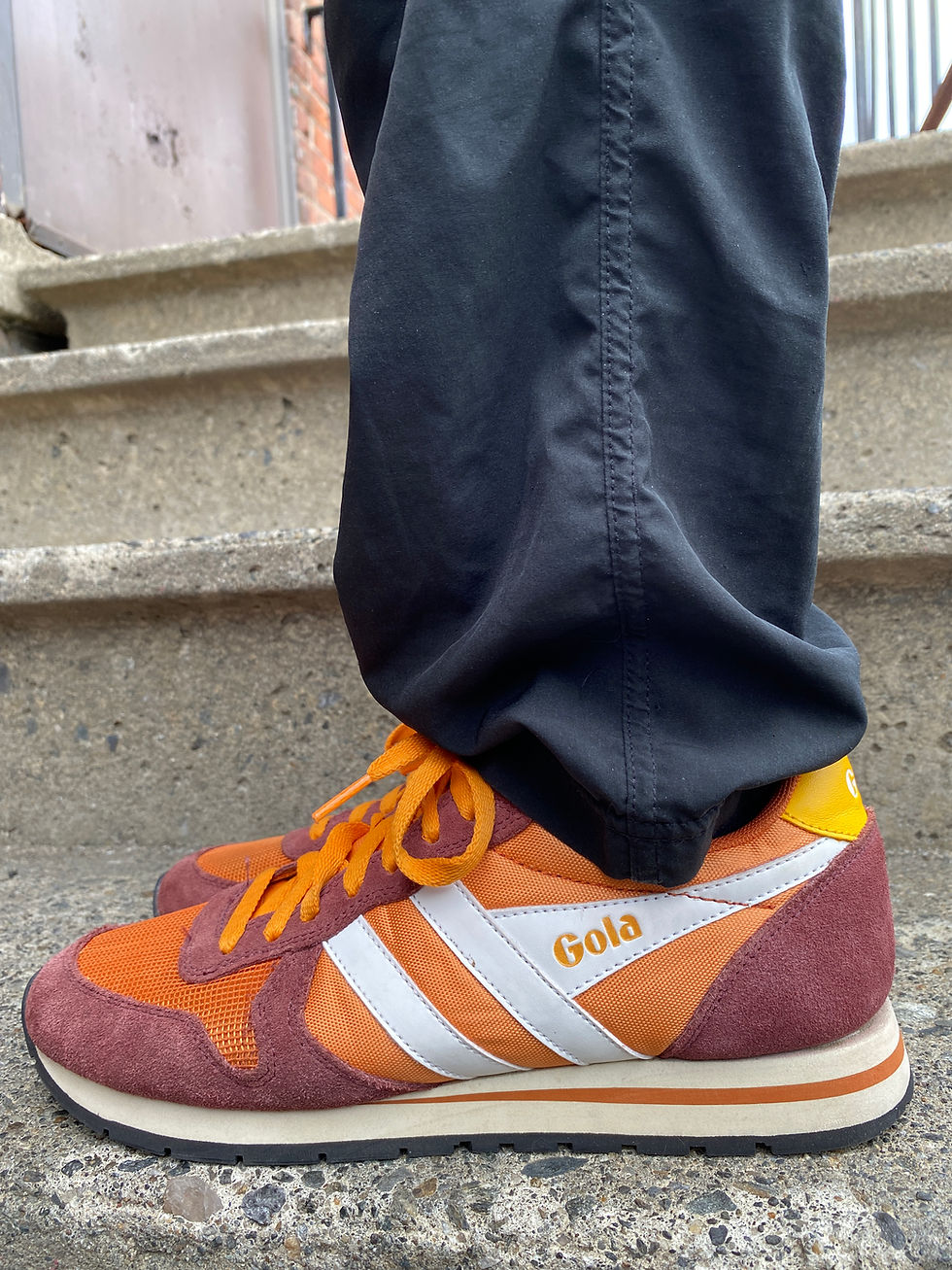 Thumbnail: Men's Multi Colored Suede Gola Sneakers