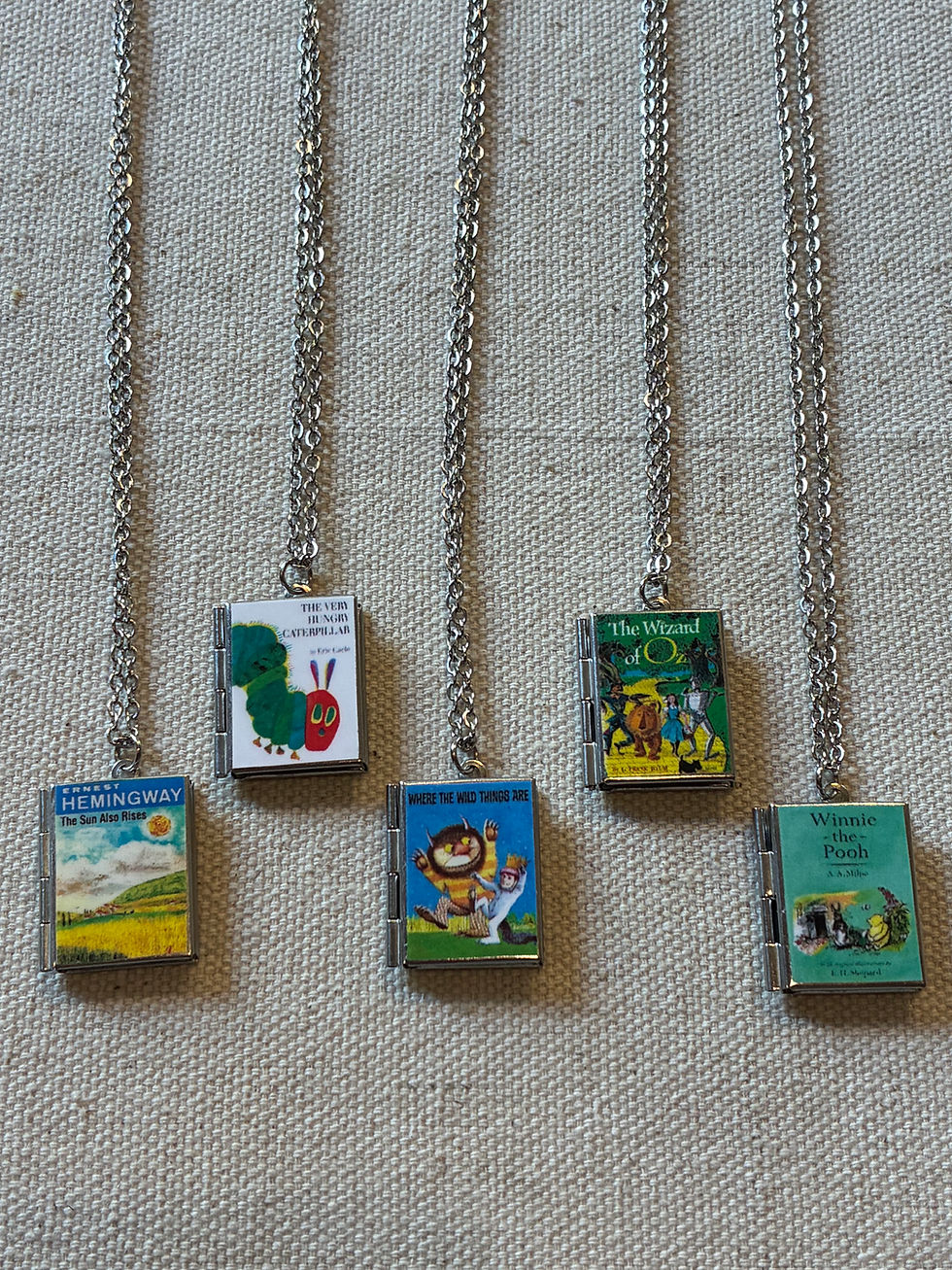 Thumbnail: Classic Book Locket Necklace