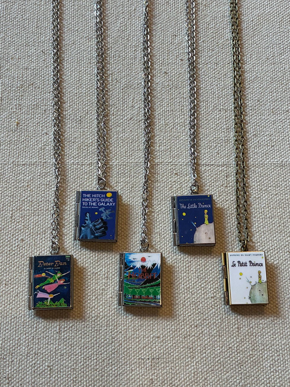 Thumbnail: Classic Book Locket Necklace