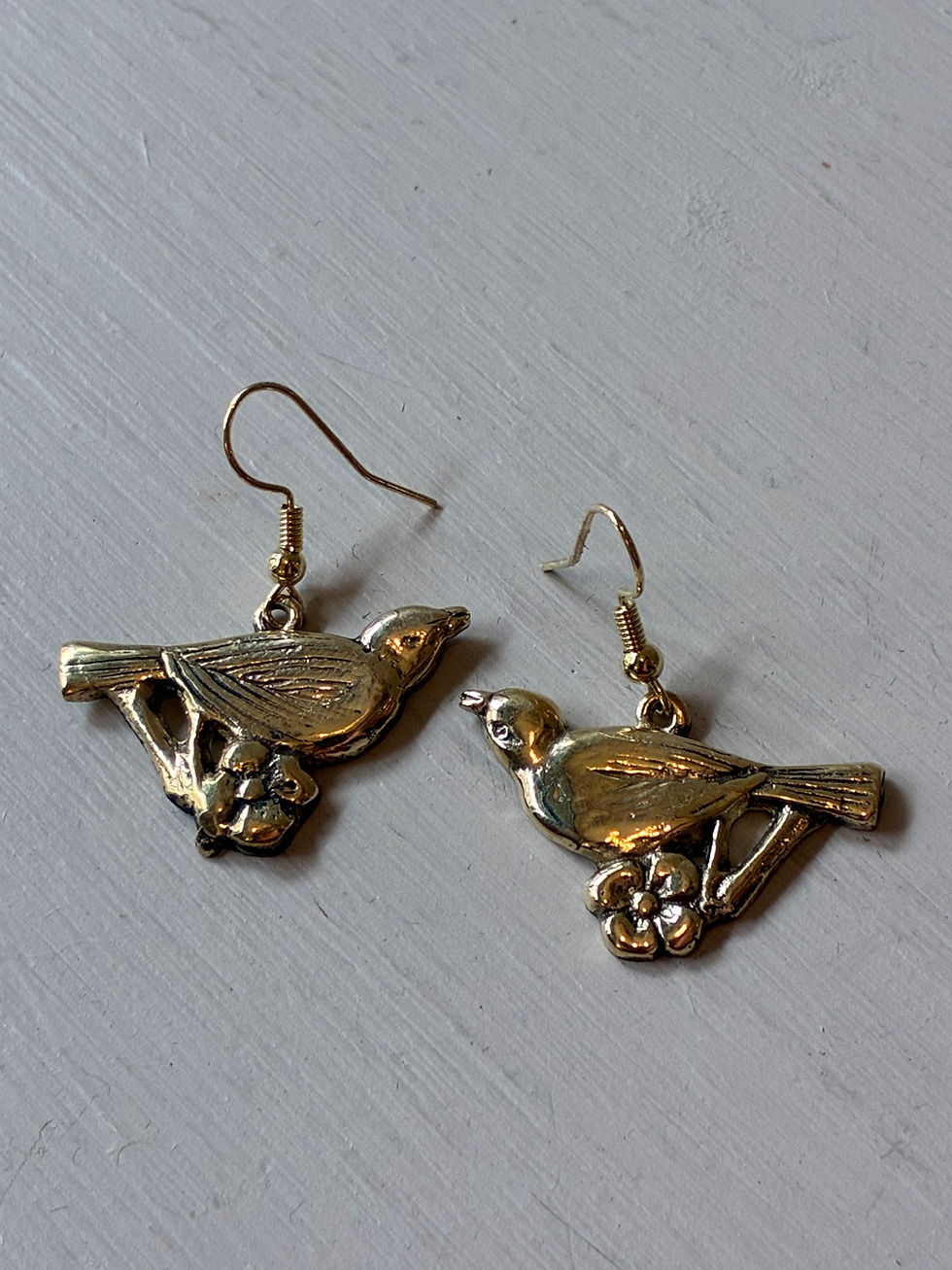 Thumbnail: Spring Bird & Flower Earrings