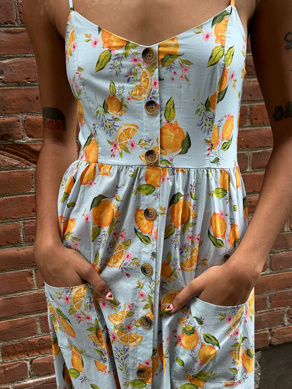Thumbnail: Cotton Lemon Grove Sun Dress
