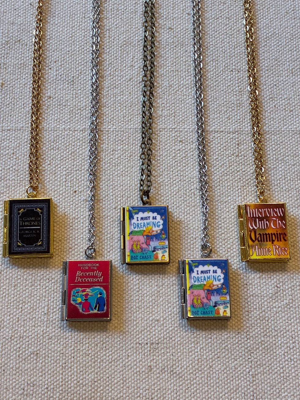 Thumbnail: Classic Book Locket Necklace