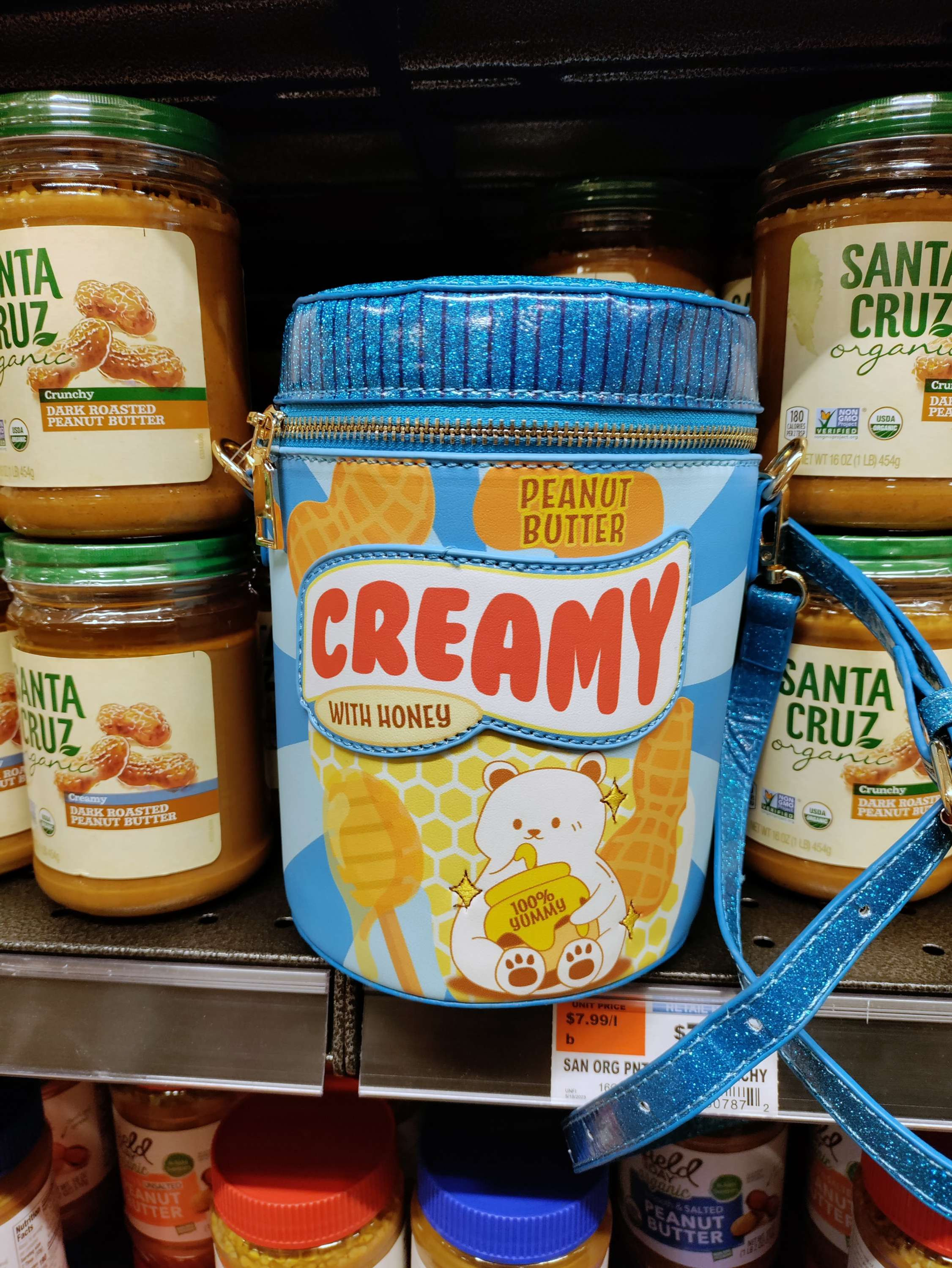 Creamy Peanut Butter Crossbody Bag