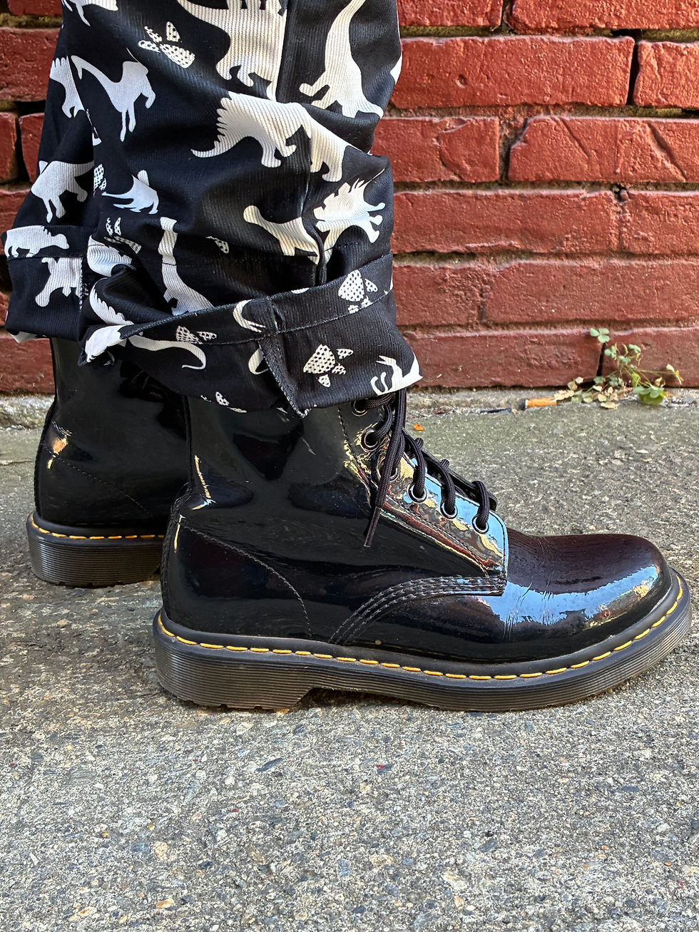 Patent Leather Doc Martens Boots