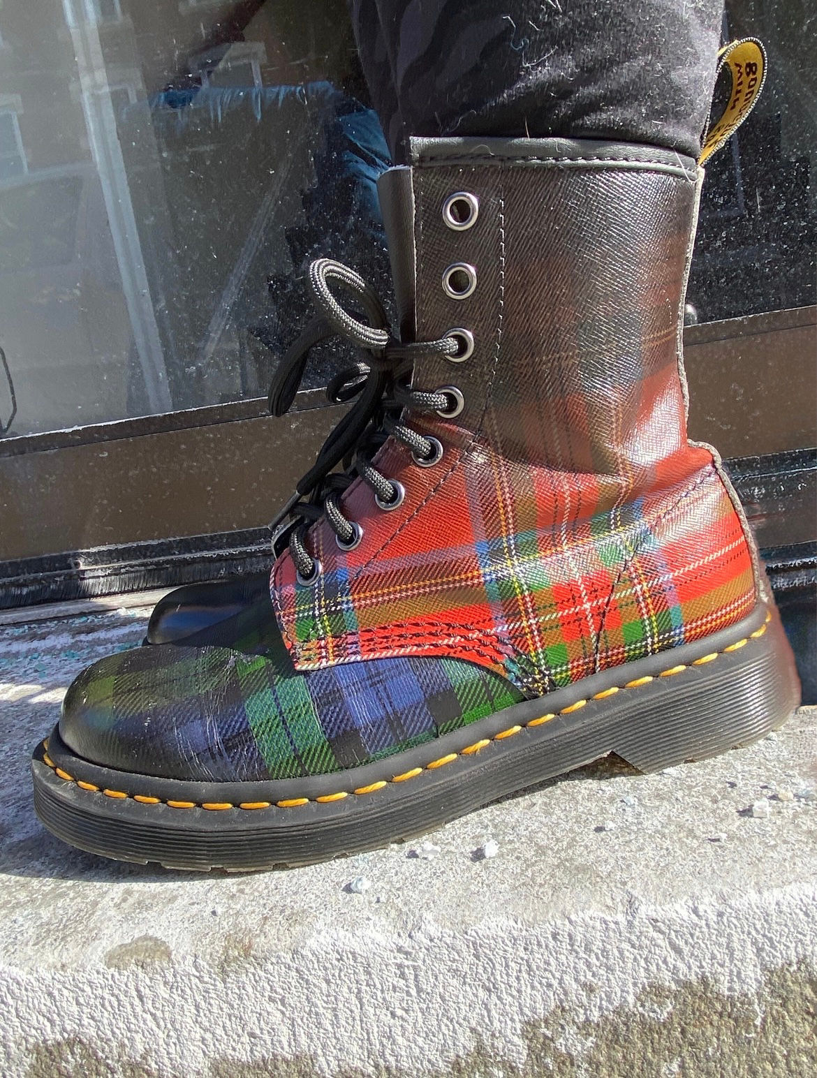 Doc Marten 1460 Tartan Lace Up Boots (AS-IS)