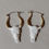 Thumbnail: Buffalo Skull Hand-Carved Horn Earrings